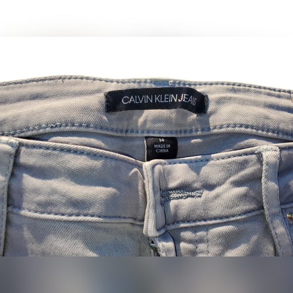 WOMEN'S Calvin Klein Jeans Size 13 Light Blueish Gray - Picture 6 of 11